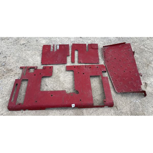 LOT OF 7 - MISC TRACTOR PARTS - INCL FENDER, ETC. - SEE ALL PICS