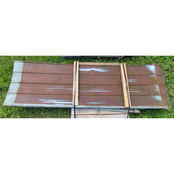 LOT OF 38 - USED ROOFING STEEL - SEE ALL PICS 