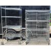 Image 2 : LOT OF 2 - STAINLESS STEEL RACK SHELVING - INCL CAGE WIRE 