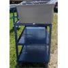 Image 1 : METAL UTLITY TROLLEY CART W/ CONTENTS