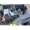 Image 2 : METAL UTLITY TROLLEY CART W/ CONTENTS
