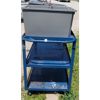 Image 3 : METAL UTLITY TROLLEY CART W/ CONTENTS