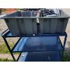 Image 4 : METAL UTLITY TROLLEY CART W/ CONTENTS