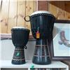Image 1 : Set of 2 Wooden Tribal Drums