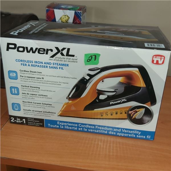 New in Box | Power XL Steam Iron