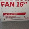 Image 2 : New In Box | 16 Inch Pedestal Fan