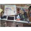 Image 1 : Lot of Random Goodies | Air Supply Record, Acer Tablet, Cell Phone, Wireless Speaker +