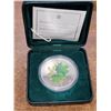 Image 1 : 2002 1 Ounce Silver Coloured Maple Leaf 0.999 Fine Silver | No GST