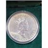 Image 3 : 2002 1 Ounce Silver Coloured Maple Leaf 0.999 Fine Silver | No GST