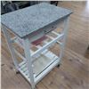 Image 2 : Kitchen Trolley on Wheels | Not the most sturdy | Granite Top