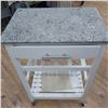 Image 4 : Kitchen Trolley on Wheels | Not the most sturdy | Granite Top