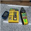 Image 1 : Stanely Laser Stud Finder | DeWalt Laser Distance Measurer | Garmin eTrex Touch 25