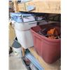 Image 1 : Beige, Grey, and Blue bins