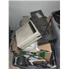 Image 1 : Black Bin with Contents | Looks Like Tech Items