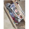 Image 2 : Grey Tote & Wooden Tool Box with Contents | Window Suction Cup Tool | LED Converter Kit
