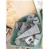 Image 14 : All Contents on Upper Shelf Including Antique Weight Scale (in box), Electronics, Fridge/Freezer Bas