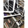 Image 3 : All Contents on Upper Shelf Including Antique Weight Scale (in box), Electronics, Fridge/Freezer Bas