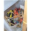 Image 2 : Wooden Grey Stand with Contents | Ratchet Straps +