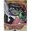 Image 1 : Red Tote  with Contents | Game Conrollers | Internet Extender | Weather Station +++
