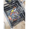 Image 3 : Black Collapsable Shopping Tote on Wheels with Tools