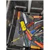 Image 4 : Black Collapsable Shopping Tote on Wheels with Tools