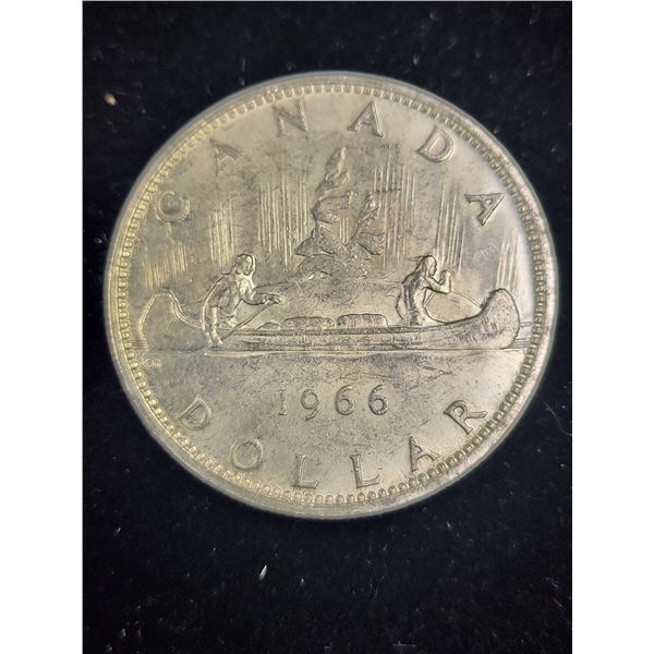 1966 Canada Silver Dollar