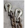 Image 3 : Heavy Chain with G70 Clevis 3/8" Hooks
