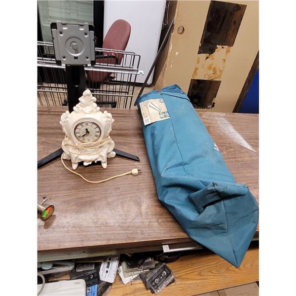 Vintage Electric Table Clock | TV Stand