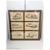Image 1 : Framed 6 Antique Cars 5" x 8" Each | Pen or Pencil Sketch