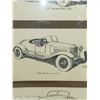 Image 5 : Framed 6 Antique Cars 5" x 8" Each | Pen or Pencil Sketch