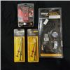 Image 1 : Amprobe Pocket Digital Multimeter, Omega Pro Tire Inflator,  & 2 Fluke Pincer Test Probes