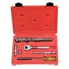Image 1 : Proto Socket Wrench Set 22 piece, Chrome, 6Pt, 3/16 - 1 in