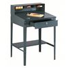 Image 1 : Open Shop Desk, 53" H ,Gray