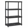 Image 1 : Qty 3 Plastic Shelf,18"x56"x36", 150lb