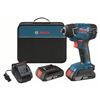 Image 1 : Bosch Impact Driver Kit, Pistol Grip, 18VDC