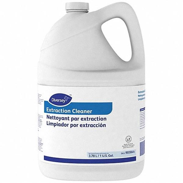 Qty 4 Diversey Carpet Cleaner, Jug, 1 gal, Extraction