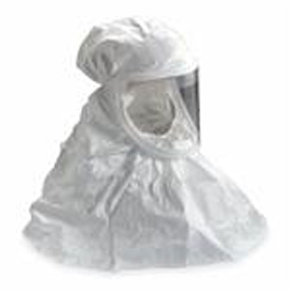 Qty 23  3M Double Bib Hood, Universal, White, PK3