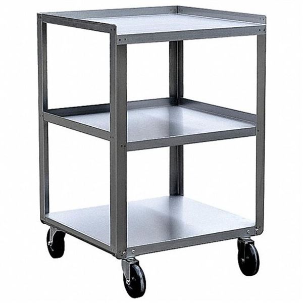 Metal Shelf Cart, 300 lb, SS