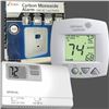 Image 1 : Qty 2 Carbon Monoxide Alarm, Electrochemical, Qty 3 ICM Controls Thermostats