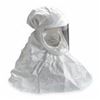 Image 1 : Qty 23  3M Double Bib Hood, Universal, White, PK3