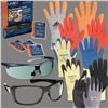 Image 1 : Memphis Work Gloves, Edge Safety Glasses &  Uvex Wipes