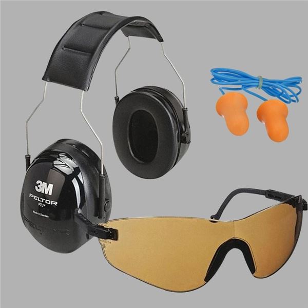 Honeywell Uvex Safety Glasses, Ear Plugs and Ear Muffs