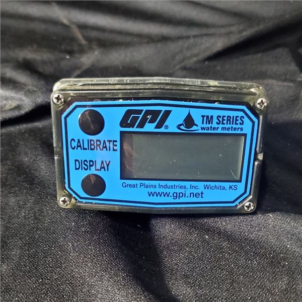 GPI Flowmeter, PVC, 2 to 20 gpm