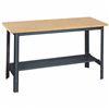 Image 1 : Qty 2 Edsal Workbenches, Particleboard, 48" W,24" D