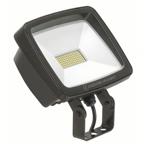 Qty 4 Lithonia Floodlights, LED, 4000K, 7300 lm, 54W