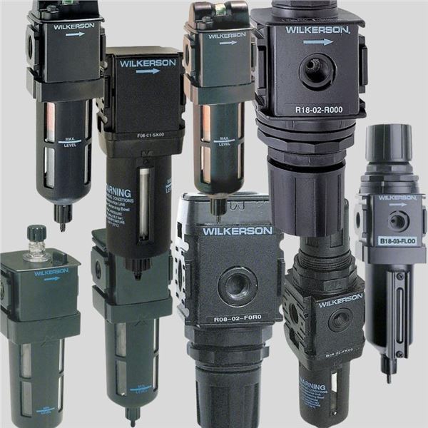 Package of Wilkerson Air Regulators and Filters