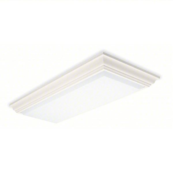 Qty 13 Lithonia Light Fixtures, 128W, 120V, White Wood