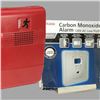 Image 1 : Qty 2 Kidde Carbon Monoxide Alarms, Electrochemical, 1 Temporal Horn, Red, H 27/32 x L 4 1/2 In