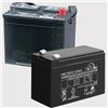 Image 1 : Qty 4 Exide Wet Cell Battery, Use With 60kW & 6 Leoch Battery, 7 Amps, 12 Volts,