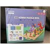 Image 1 : Lot of 1 3D Screw Puzzle Box Toy Set - Cute Animal Series - 332PCS - Brand New